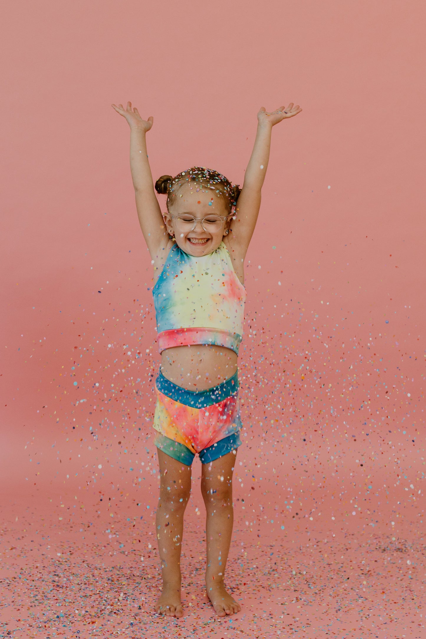 Rainbow Tie Dye Dance Set