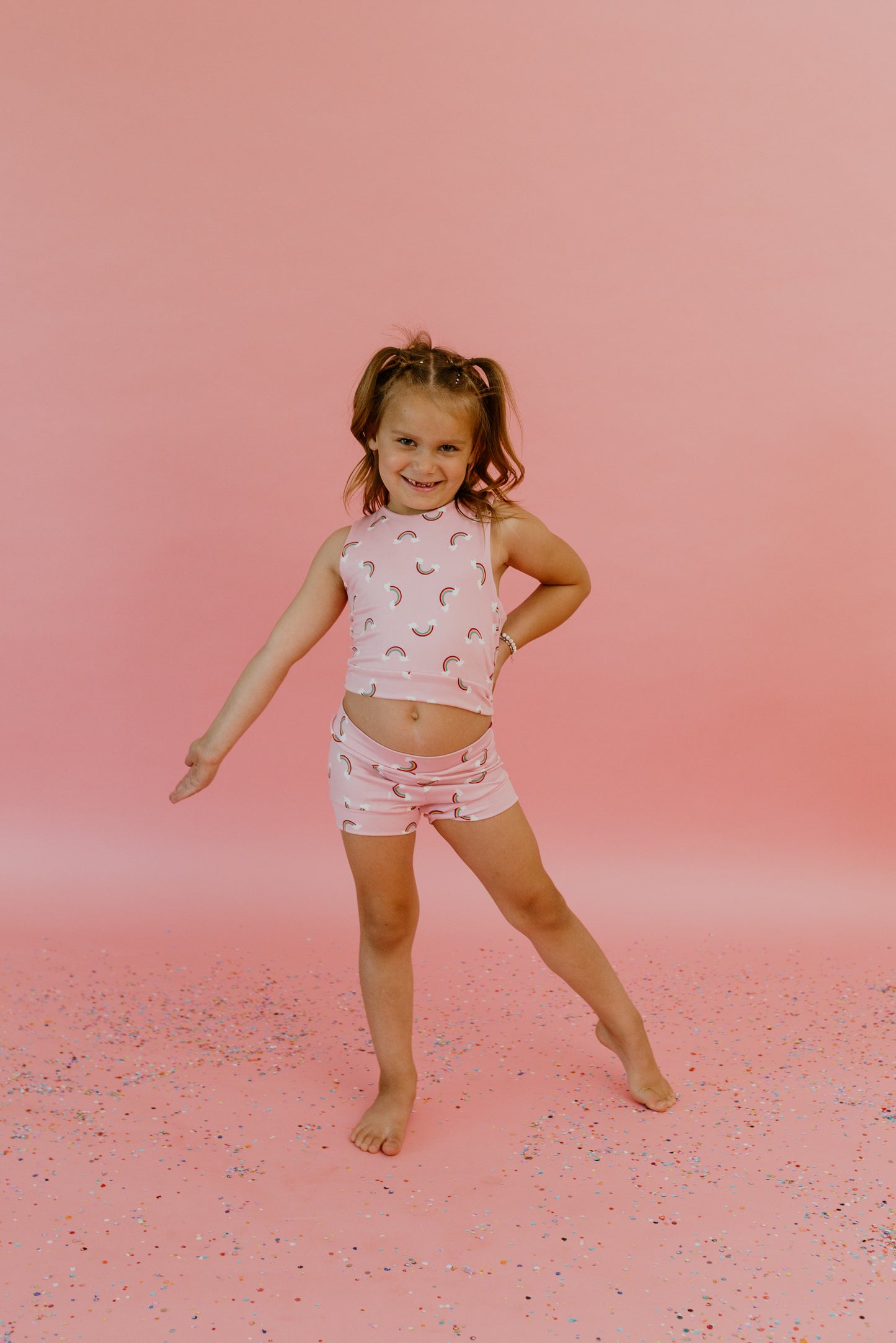 Pink Rainbows Dance Set