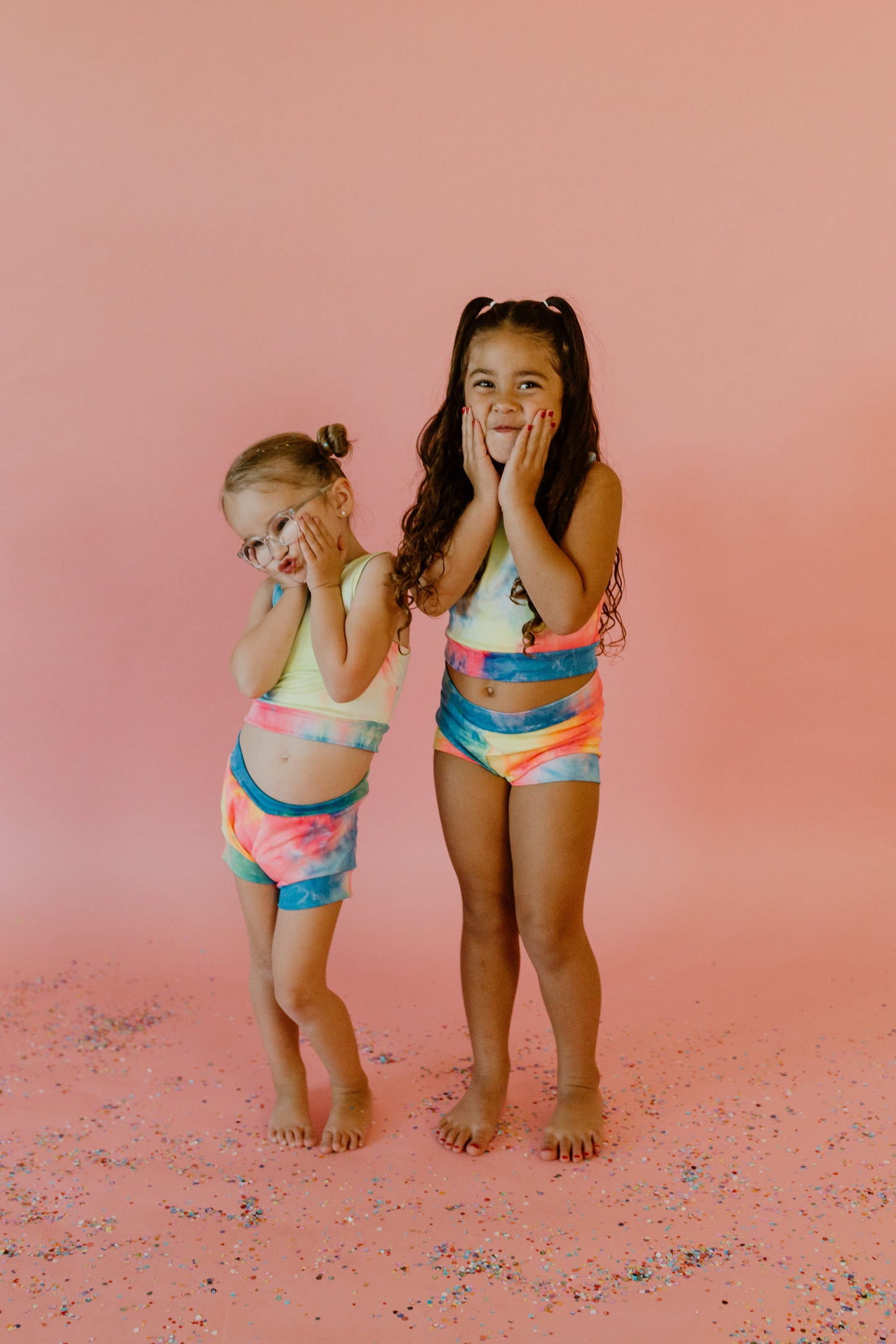 Rainbow Tie Dye Dance Set