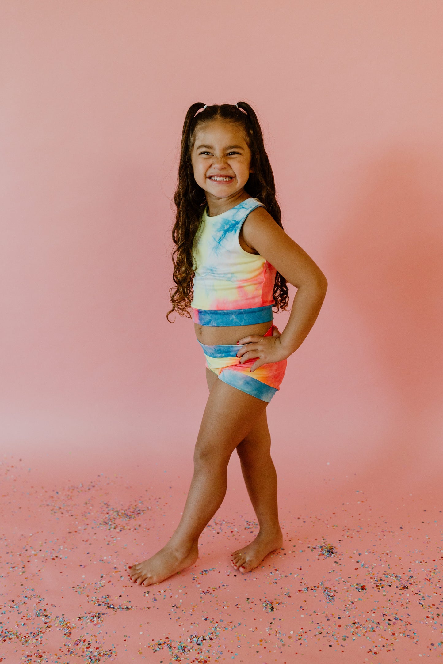 Rainbow Tie Dye Dance Set