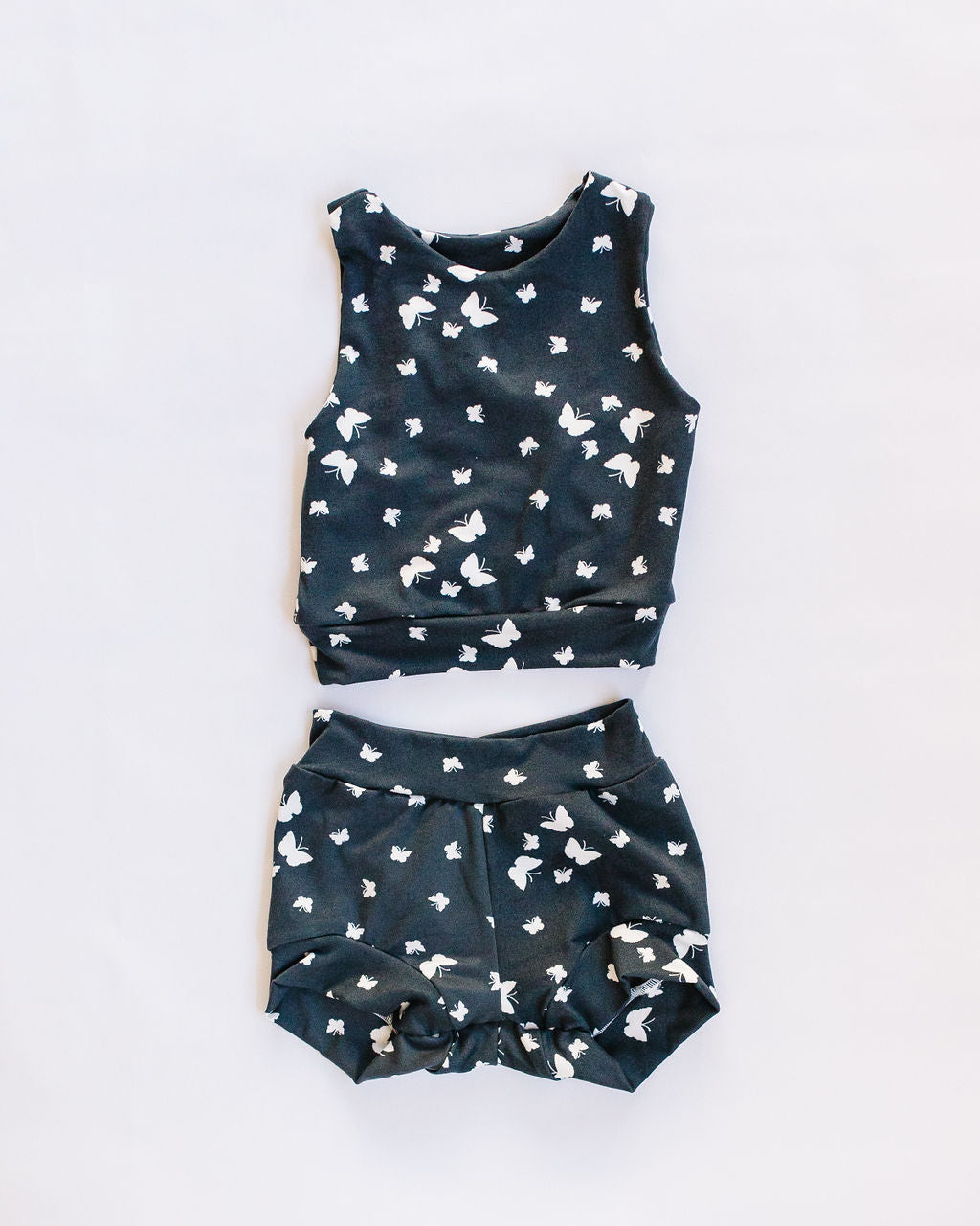 Gray Butterflies Dance Set