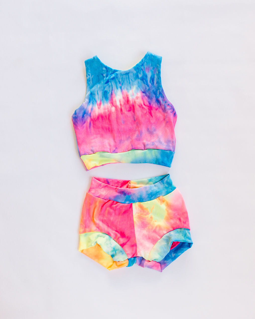 Rainbow Tie Dye Dance Set