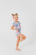 Load image into Gallery viewer, Purple Floral Leotard
