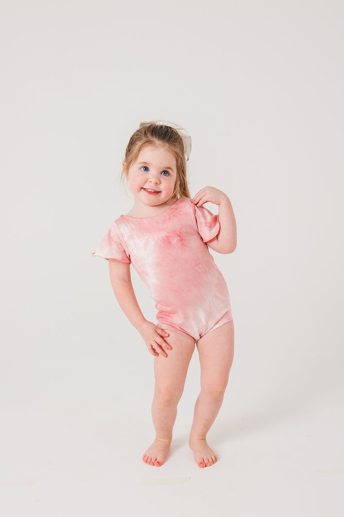 Pretty in Pink Tie Dye Leotard