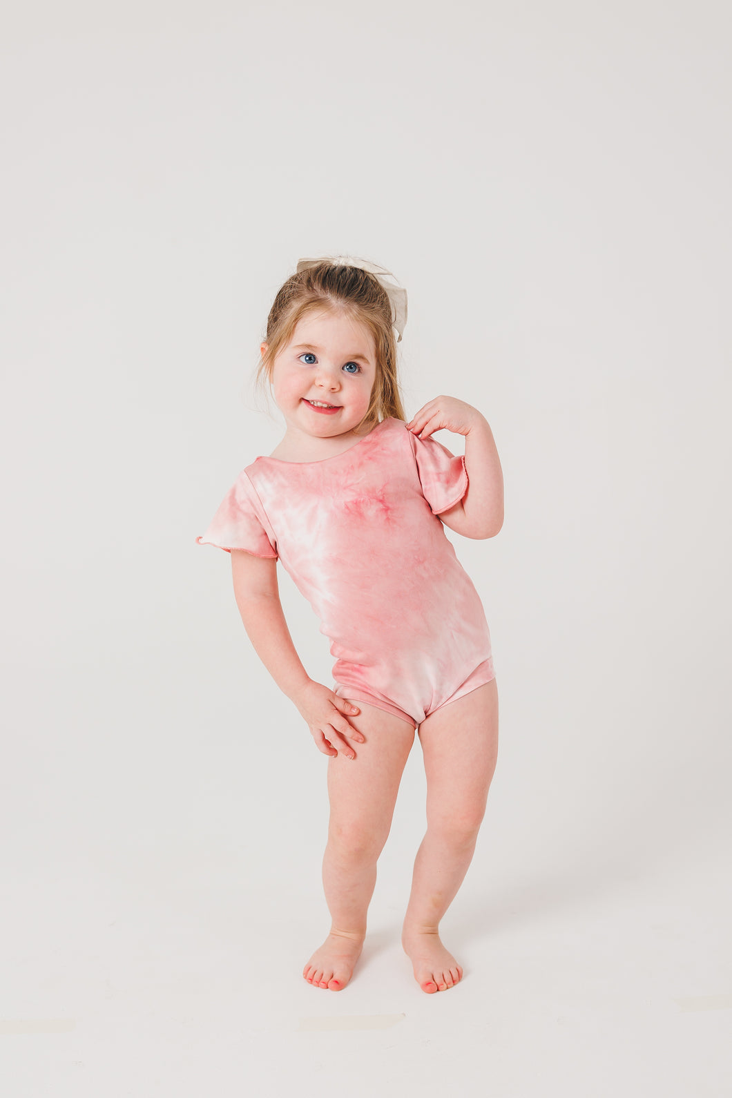 Pretty in Pink Tie Dye Leotard