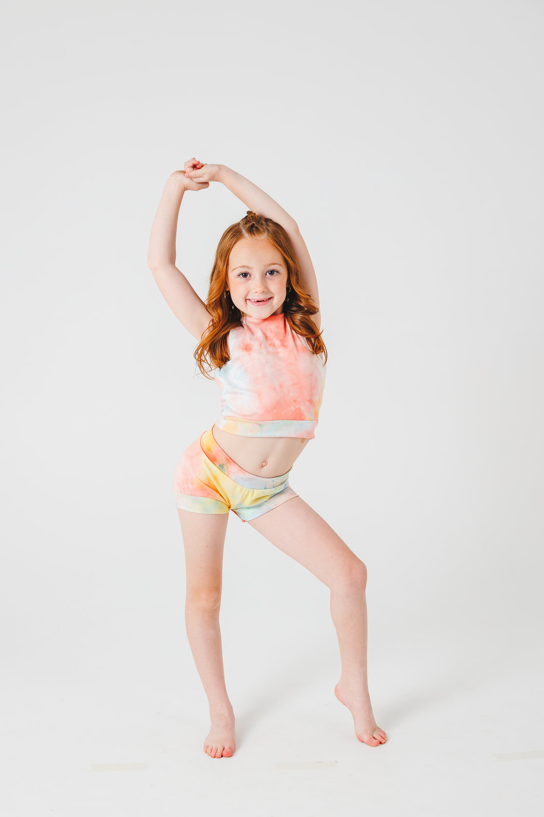 Pastel Tie Dye Dance Set