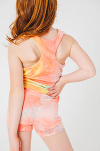 Pastel Tie Dye Dance Set