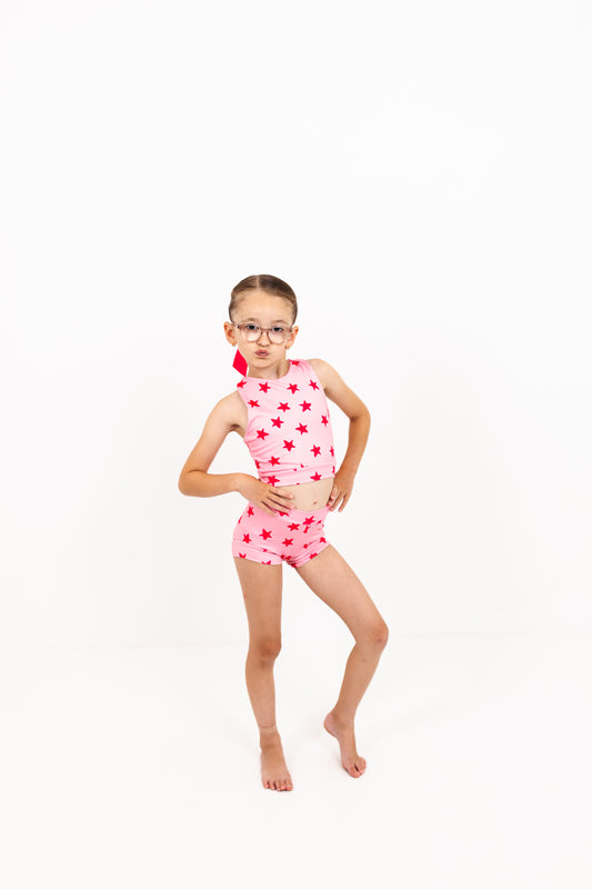 Willa B X Tuck & Tumble - Pink Stars Dance Set
