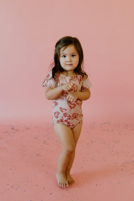 Pink Butterflies Leotard